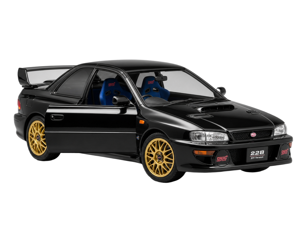 Subaru Impreza 22B 1998 escala 1/18